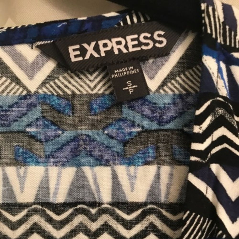 Blue Aztec Express Romper - Picture 3 of 4